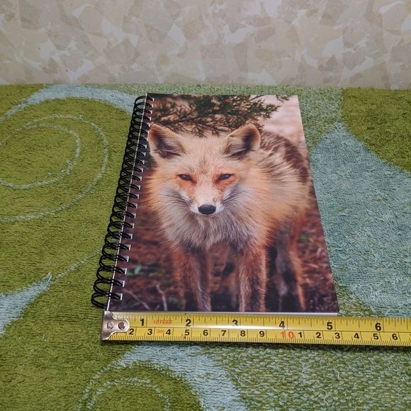 5x8 Red Fox Lined 150 Page Notebook Journal - Picture 3 of 9